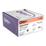 Surgical Specialties Quill Barbed Monoderm Bidirectional Undyed Absorbable Suture with 13 mm 3/8 Circle Fine Reverse Cutting P-3 Needle, 14 x 14 cm Long, Size 5-0 - YA-2003Q - 12 Each