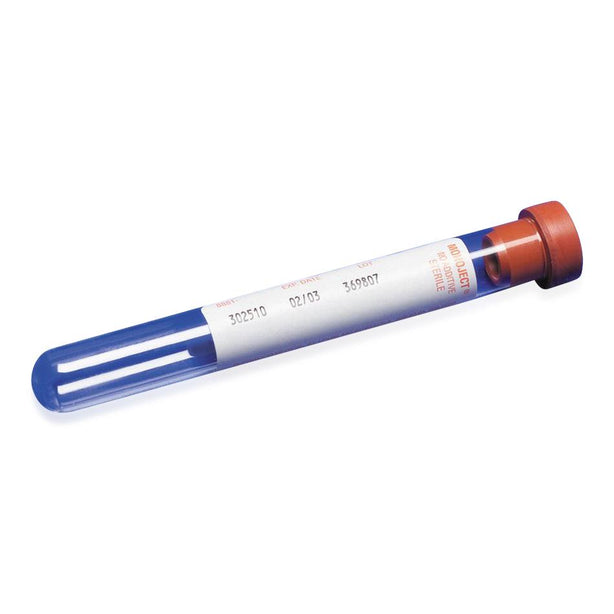 Monoject Blood Collection Tube with Red Stopper, No Additive, 15 mL Draw - 8881301819 - 1000 Each