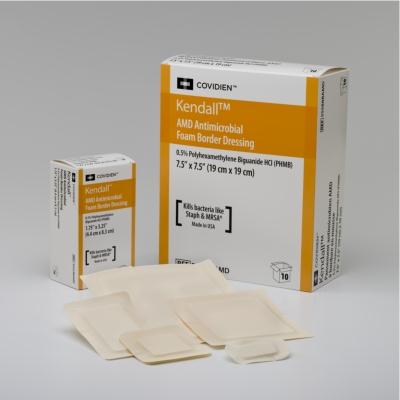 Kendall Amd Antimicrobial Foam Border Dressing, 1.75 x 3.25" - 55523BAMD - 50 Each