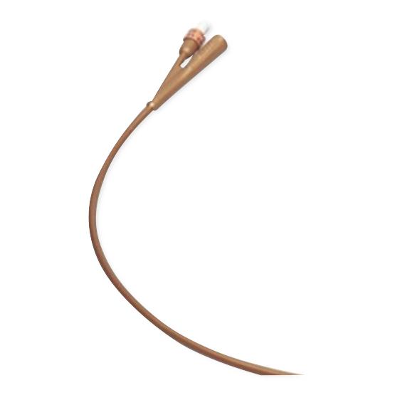 CARDINAL HEALTH Dover Silver-Coated Silicone 2-Way Foley Catheters 605163IC 10 Each-MDL-SWD605163IC