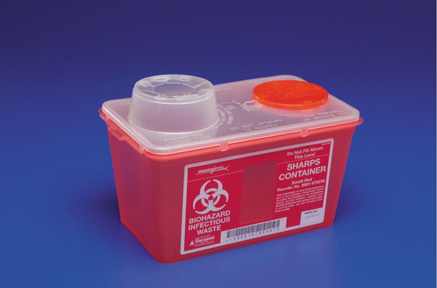 Sharps Containers with Vertical Drop Lid - 8881676236 - 40 Each - MDL-SWD676236
