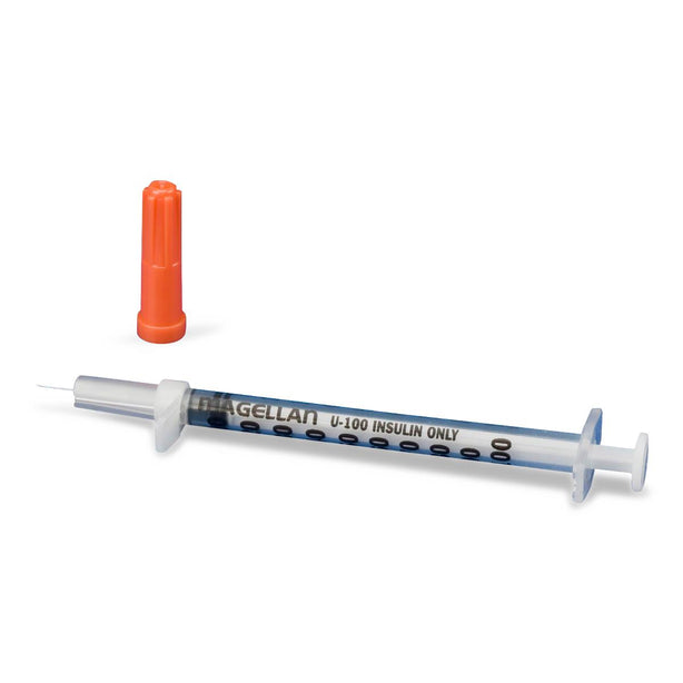 CARDINAL HEALTH Monoject Magellan Insulin Safety Syringes 8881892950 500 Each - MDL-SWD81892950