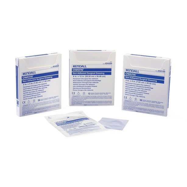 CARDINAL HEALTH Dermacea Nonadherent Surgical Dressings 8886834200 12 Each - MDL-SWD834200