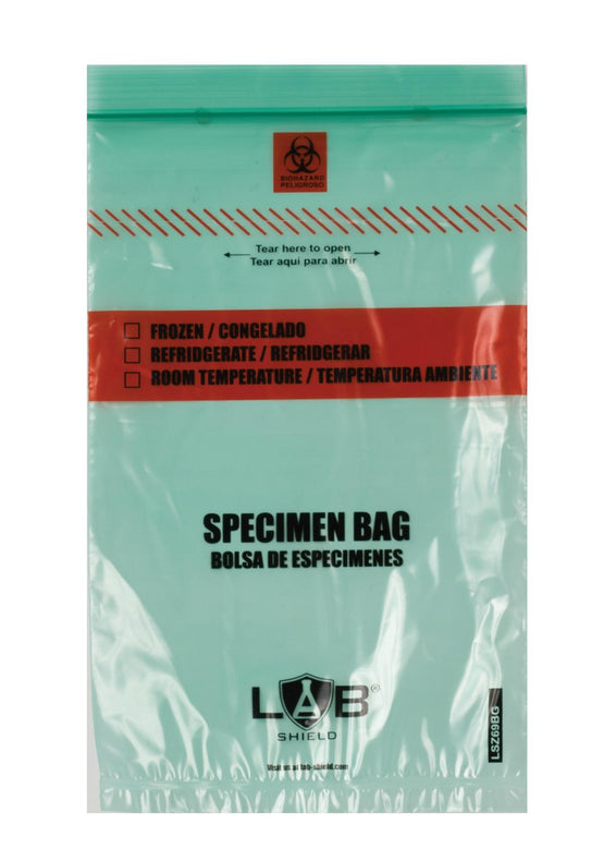 Uniflex Labshield Zipper Removable Biohazard Bag LSZ69BG 1000.0 Each-MDL-SWULSZ69BG