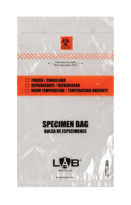 Uniflex Labshield Zipper Removable Biohazard Bag LSZ69B 1000.0 Each-MDL-SWULSZ69B