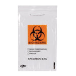 Uniflex Zipper Specimen Bags with Biohazard Symbol LSZ88B 1000.0 Each-MDL-SWULSZ88B