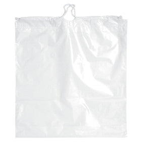 Unprinted Drawstring Patient Belongings Bag - PLD14WHI - 500 Each - MDL-SWUPLD14WHI