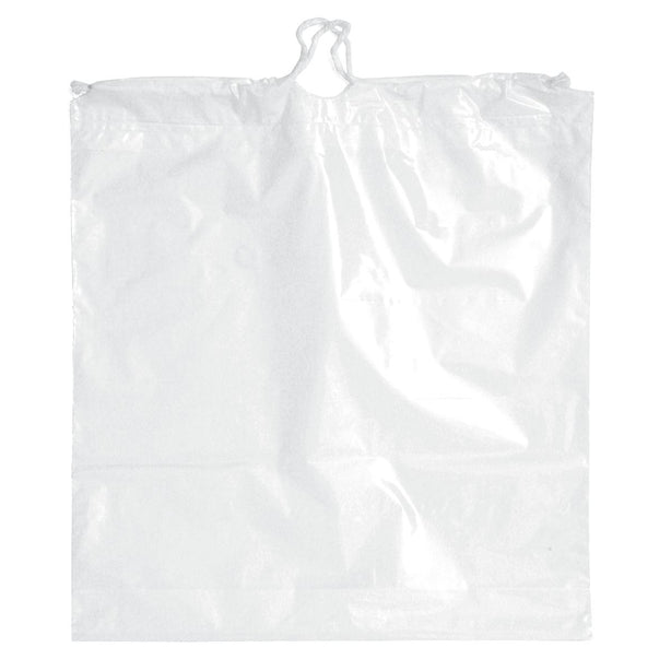 Unprinted Drawstring Patient Belongings Bag - PLD14WHI - 500 Each - MDL-SWUPLD14WHI