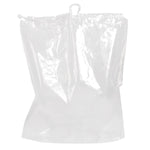 Unprinted Drawstring Patient Belongings Bag - PLD16CLR - 500 Each - MDL-SWUPLD16CLR
