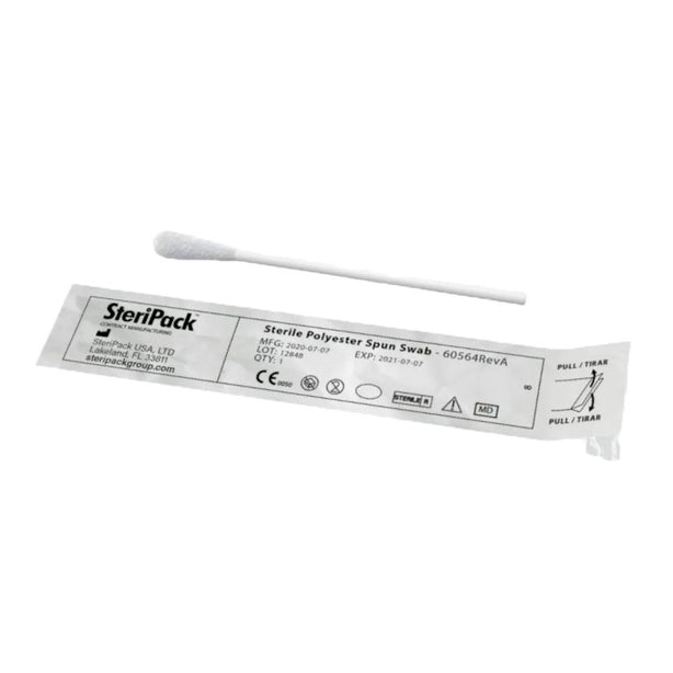 STERIPACK GROUP SteriPack Sterile Polyester Spun Swabs 60564 2000 Each - MDL-SWX60564