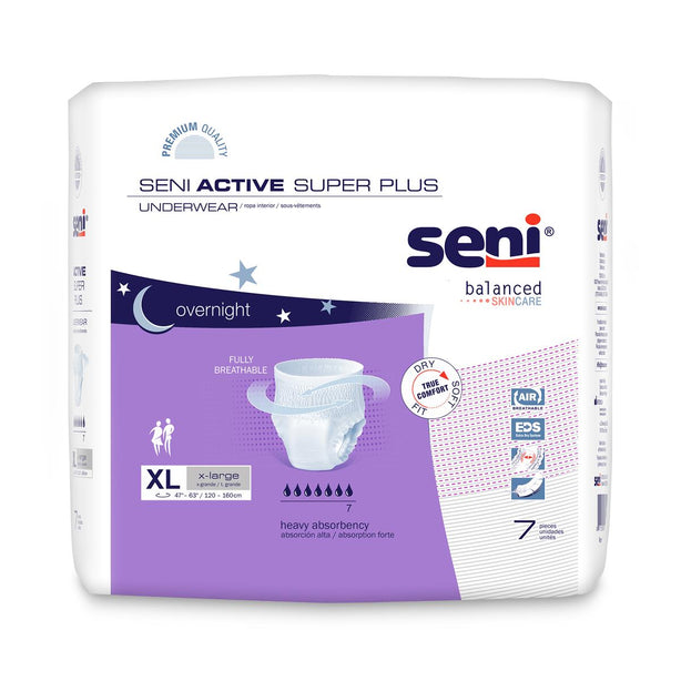 Seni Active Super Plus Protective Underwear - S-XL07-AP1 - 28 Each - MDL-SXL07AP1