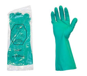 Safety Zone Green Unlined Nitrile Gloves - SZAGNGULG11C