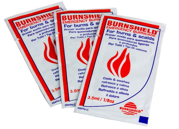 Everready First Aid Hydrogel Blott Burnshield Burn Care Sachet, Dispenser Pack, 3.5 mL, 1/8 oz., 25' - SZY550017