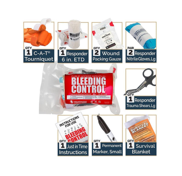 North American Rescue Public Access Bleeding Control Kits 80-0465 1.0 Each-MDL-SZY800465