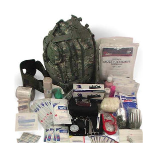 Everready First Aid GI Style First Aid Trauma Kits with Black Bag FA138BLACK - 1.0 Each
