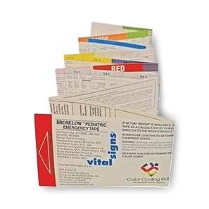 Med-Tech Resource Broselow Emergency Pediatric Labeling Tape - VIT7700RE - 1 Each