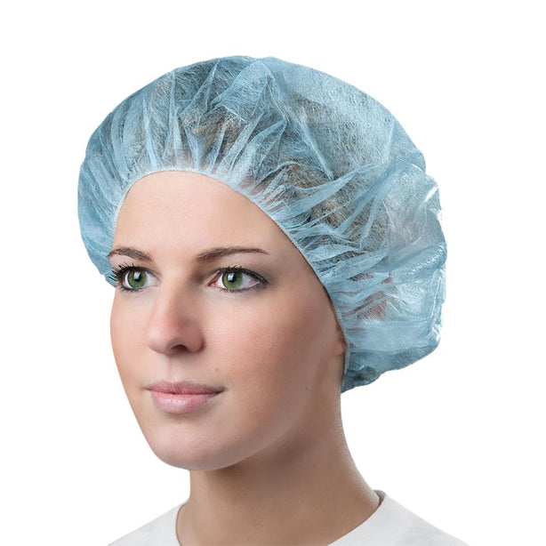 Tronex Company Tronex Spunbond Bouffant Caps 7124B - 500.0 Each - MDL-T-X7124B