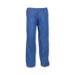 Tronex Fluid-Resistant Multilayer Spunbond Disposable Scrub Pants with Elastic Waistband, Medium Blue, Size M - SMS66020B - 50 Each