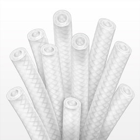 Braided C-Flex 082 Tubing - 60A Durometer; 3/4 inch ID x 1 inch OD (0.75 inch x 1 inch, 19.05 mm x 25.4 mm) x 15 ft coil (4.572 m) - T2236