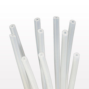 TuFlux SIL Tubing - 60A Durometer; 1/4 inch ID x 7/16 inch OD (0.25 inch x 0.438 inch, 6.35 mm x 11.11 mm) x 164 ft coil (50 m) - T2302