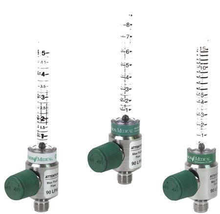 PRECISION MEDICAL DEVICES INC Tri-Anim Health Air Flowmeter Regulator 715-1MFA2006 1 Each - MDL-TAH1MFA2006