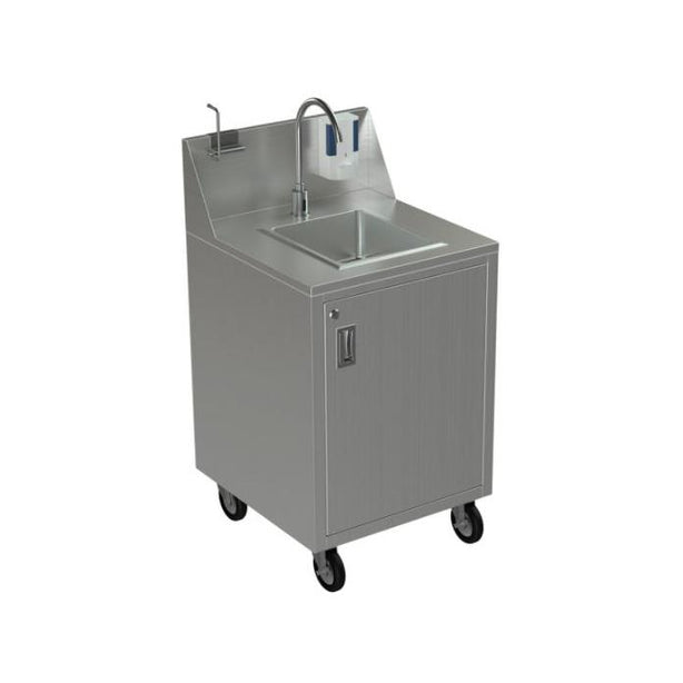 Tarrison Station Stainless Steel Mobile Hand Wash Sink - TM-HWS-2524 - 1 Each