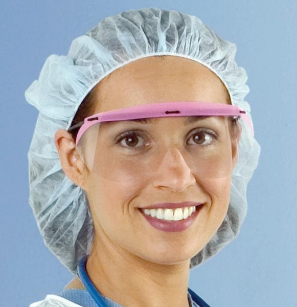 Encompass StyleShields 11000-500 Eye Shield, Solid-Side Glasses with Plastic Frame, Clear - MDL-TCY11000500 - 100 Each