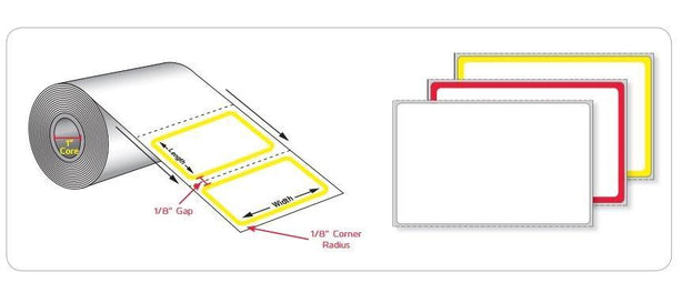 PDC Healthcare Direct Thermal Labels - TD-SL1212 - 2 Roll - MDL-TDSL1212