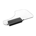 Therafin Corporation Clear Wraparound Half Tray for Wheelchairs - THER30330