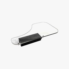Therafin Corporation Clear Wraparound Half Tray for Wheelchairs - THER30331