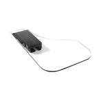 Therafin Corporation Flip-Down Clear Wheelchair Half Trays 30387 - 1.0 Each