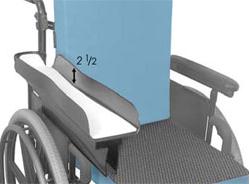 Therafin Corporation Wheelchair Positioning Arm Trough 31372 - 1.0 Each
