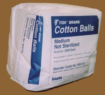 TIDI PRODUCTS, LLC Cotton &amp; Rayon Balls 969153 2000 Each - MDL-TID969153H
