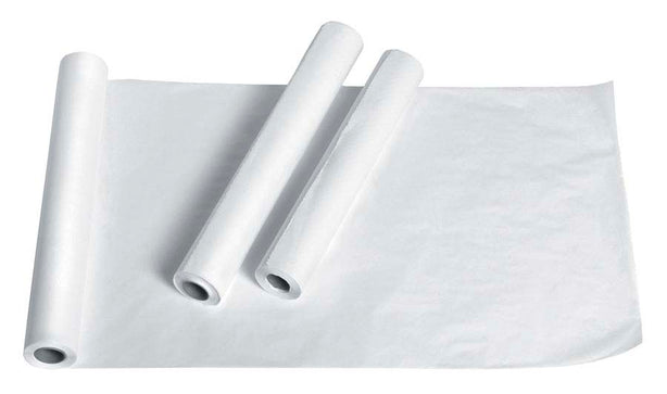 Tidi Everyday Barriers Exam Table Paper, Smooth, White, 18" x 200' - TID9810891