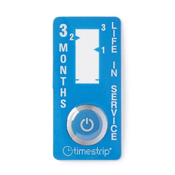 Nonreversible Time Strip Indicator Labels - TS-172 - 100 Each - MDL-TIMESTRIP3MO