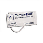 Welch Allyn Trimline Soft Disposable Neonatal 1-Tube Blood Pressure Cuff, Male Bayonet Connector, Size 4, 7 to 13 cm - 39183 - 40 Each