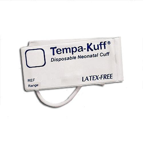 Welch Allyn Neonatal with Luer Trimline Soft Disposable 1-Tube Neonate Blood Pressure Cuff, Male Slip Connector, #3, 5.8 to 10.8 cm - 39192 - 1 Each