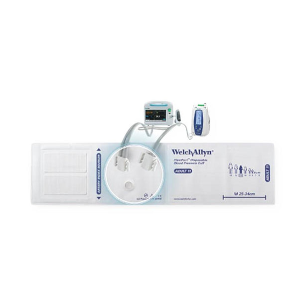 Welch Allyn Nova Plus 1-Tube Blood-Pressure Cuffs with Male Bayonet Connector V39230 - 20.0 Each - MDL-TLMV39230