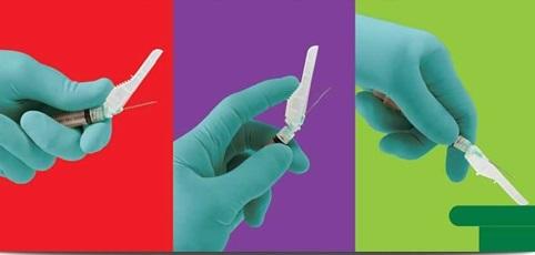 SurGuard 3 Safety Hypodermic Needles - SG3-2225 - 100 Each - MDL-TMOSG32225Z