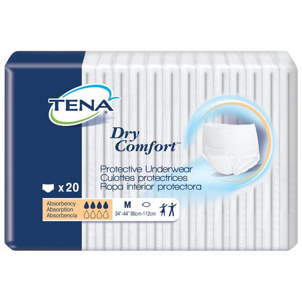 Essity Professional Hygiene Tena Dry Comfort Protective Underwear, Size M - 72422 - 80 Each