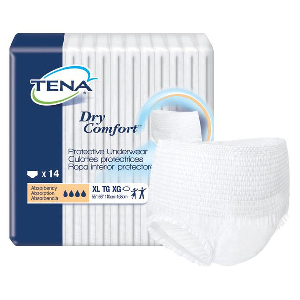 ESSITY PROFESSIONAL HYGIENE TENA Dry Comfort Protective Underwear 72424 56 Each - MDL-TNA72424