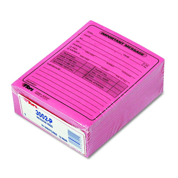 While You Were Out 1-Sided Pad - 3002-P - 12 Each - MDL-TOP3002P
