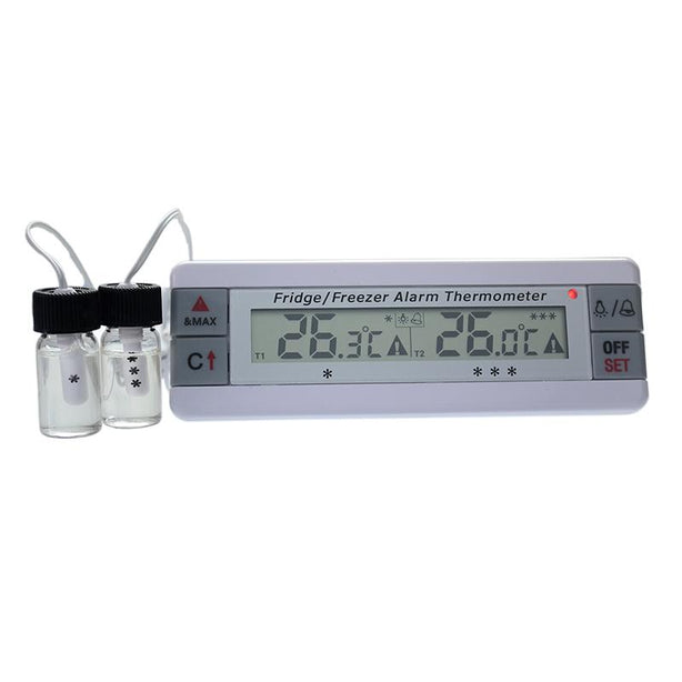 Thermco Products DUAL PROBE Min / Max Alarm Thermometer ACC8002CLV - 1.0 Each - MDL-TPN8002CLV