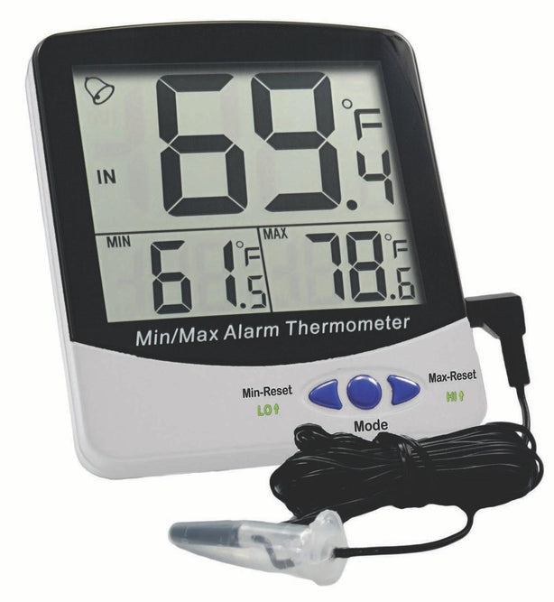 THERMCO PRODUCTS Triple Display Block Heater Thermometer ACC895BLK 1 Each - MDL-TPNACC895WBL