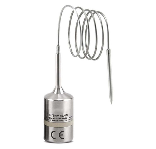 HiTemp 135 Autoclave Temperature Data-Logger Logger, Data, High Temp, 24"FLEX Probe - ACCHITEMP140PT - 1 Each