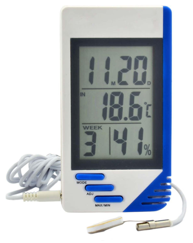THERMCO PRODUCTS Min-Max Hygrometer/Thermometer Internal/External TCT908TH 1 Each - MDL-TPNTCT908TH