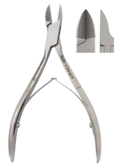 Integra LifeSciences Miltex 40-228 Nail Nipper, Straight Extra-Narrow Jaw, Stainless Steel, 6", MSPV / Government Only - MDL-TRH40228 - 1 Each