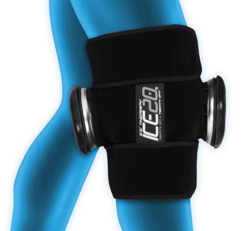ICE20 Knee Compression Wraps - ICE-DBL-KNEE - 1 Each - MDL-TSGICEDBLKNEE