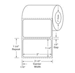 Centurion Polypropylene Labels - TTL1024 - 9 Roll - MDL-TTL1024