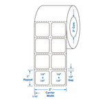 Thermal Labels - TTL1029 - 6 Roll - MDL-TTL1029